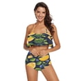 thumbnail image 2 of Ckdifva Lemon Blueberry Womens High Waisted Bikini Set Two Piece Swimsuit Bathing Suits, 2 of 5
