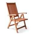 thumbnail image 1 of homeroots outdoor 389989 Brun Chaise Inclinable d'Extérieur, 1 of 1