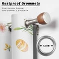 thumbnail image 2 of Outdoor Curtains for Patio Waterproof, Easter Outdoor Privacy Panels Grommet, Spring Rabbit Feet Eggs Botanical Blooms Flowers Blackout Outside Curtains for Porch/Cabana 54"x84", 1 Panel, 2 of 8