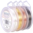 thumbnail image 2 of 4 Rolls Tarnish Resistant Silver/Gold/Copper/Antique Bronze Coil Wire 20-Gauge 132-Feet/44-Yard in Total, 2 of 3