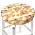thumbnail image 3 of Xecao mouse holiday Print Stool Covers Offer Stylish, Washable Protection for PU Round Bar Stools, Perfect for Home or Commercial Use-14 inch, 3 of 7