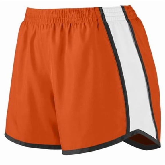 Augusta 1266A Girls Pulse Team Short- Orange- Medium