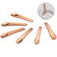 thumbnail image 1 of 6 cucharas de crema plateadas, cuchara pequeña para mascarilla facial, barra de crema para ojos de oro rosa, 1 of 5