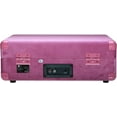 thumbnail image 3 of Arkrocket Curiosity Suitcase Bluetooth Belt Drive Turntable with Built-in Speakers, Hot Pink Velvet, 3 of 4