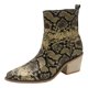 thumbnail image 1 of NECHOLOGY Zapatos Botines de mujer Zapatos antideslizantes con cremallera alta zapatos puntiagudos tacones serpentinos botines cortos para mujer botas de mujer con punta a la (Yellow 7), 1 of 6