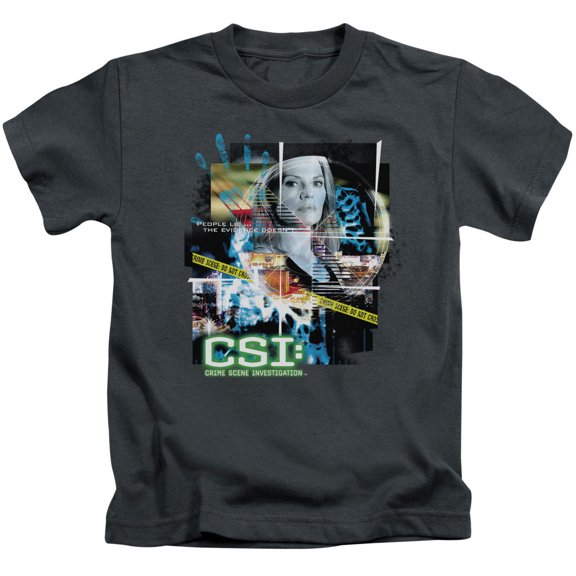 Csi - Evidence Collage - Juvenile Short Sleeve Shirt - 4