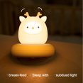 thumbnail image 4 of Gnmfd Rechargeable Color-Changing Night Light with USB, Sensor Lamp for Bedroom Nursery, Soft Adjustable Brightness for Relaxation, Bedside Table, Party Decorations, Home Travel Use, 4 of 6