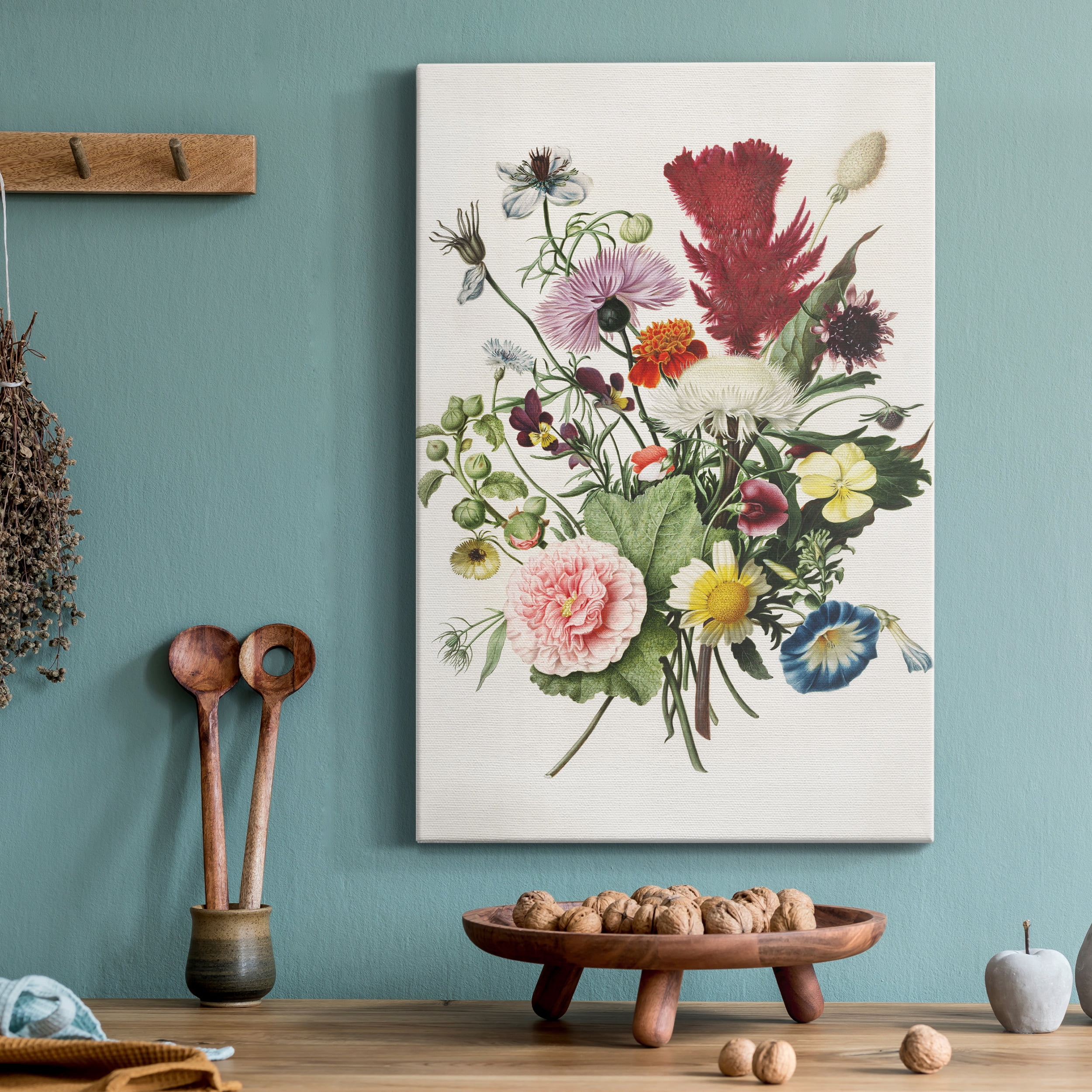 Bouquet of Flowers Premium Gallery Wrapped Canvas - Ready to Hang - 24 x 36