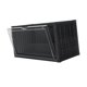thumbnail image 5 of Vitrina para objetos de colección, vitrina transparente a prueba de polvo, caja de almacenamiento, vitrina, contenedor para muñecas, figuras de acción con negro claro, 5 of 9