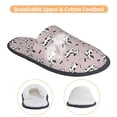 thumbnail image 3 of Fotbe Dachshund Dog Puppy Pattern Women's Fuzzy Slippers Plush Slippers Fluffy Winter House Shoes Indoor and Outdoor-Large, 3 of 8