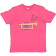 thumbnail image 3 of Inktastic Trumpet Marching Band Musician Youth T-Shirt, 3 of 5