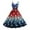 Dark Blue, variant on Women's 4th of July Patriotic Dress, Women Sexy Off-Shoulder Independence Day American Flag Printed, Bodycon Sleeveless Mini Dress for Night Out or Summer Party,Black L