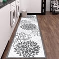 thumbnail image 3 of Runner Rugs for Hallway, Yamaziot 2'x10' Long Laundry Room Rug, Washable Non Slip Kitchen Mat, Bathroom Floor Carpet, 3 of 7
