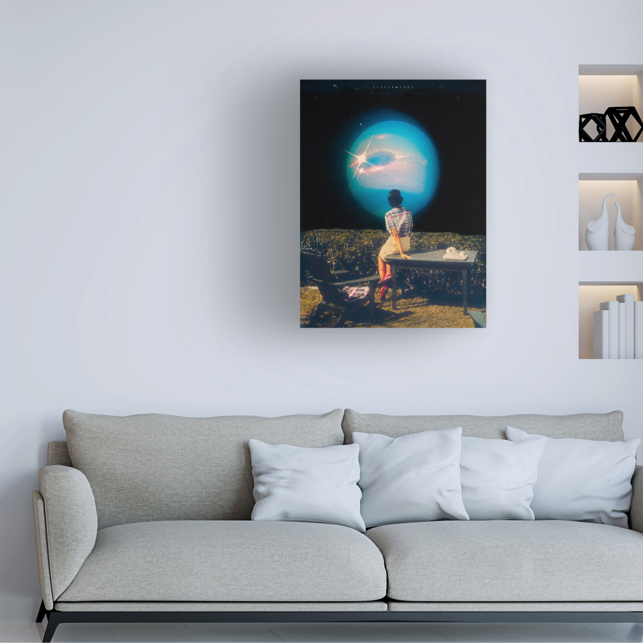 Trademark Fine Art spacerocket art 480 2 Canvas Wall Art