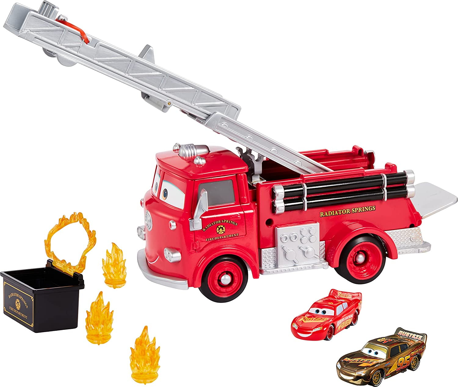 Disney Cars Stunt Splash Firetruck with Lightning UK Ubuy