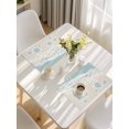 thumbnail image 5 of Blue Coastal Sea Turtle Placemats Set of 8, Summer Beach Ocean Abstract Art Placemats for Dining Table, Place Mats for Kitchen Tabletop, Waterproof Wipeable Dining Table Mats Set, 5 of 9