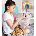 thumbnail image 7 of DolliBu Sitting Pig Unicorn Plush Stuffed Animal Toy - Super Soft Pigcorn Dress Up with Removable Plush Unicorn Outfit, Cute Fantasy Wildlife Gift - 9 Inch, 7 of 7