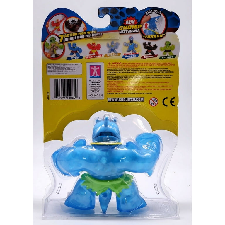 Heroes of Goo Jit Zu Dino Power Thrash Chomp Attack Super Squishy