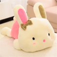 thumbnail image 2 of SAYOO Bunny Stuffed Animal Easter Decoration, Soft Plush Toy Rabbit Doll Birthday Gift for Boys Girls, 2 of 8