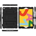 thumbnail image 5 of Feishell for iPad 10.2 Case with Pencil Holder, 2019 7th Generation iPad Case, Lightweight Full Body Rugged Heavy Duty Bumper Case for iPad 7th Gen 10.2 2019 Release, Black, 5 of 7