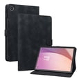 thumbnail image 2 of FJLBDE Case for Lenovo Tab M8 4th Gen 2024/2023 (TB-301FU, TB-300FU), Embossed Flower PU Leather Flip Wallet Folio Stand Cover, Black, 2 of 7