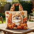 thumbnail image 6 of Halloween Quilted Tote Bag,Reusable Shopping Tote Large Capacity Trick or Treat Bag Fall Gift for Women Daily Commute Travel Shoulder Strap Handbag, 6 of 6