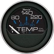Faria Coral 2 Cylinder Head Temperature Gauge (60-120° F) w/Sender