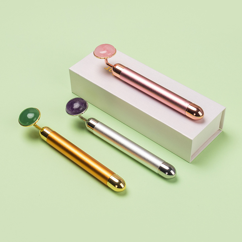 Toyella Jade Electric Stick Jade Gold Beauty Instrument Rose gold pink crystal - image 5 of 5