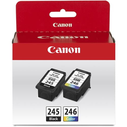 Canon PG245 Black & CL246 Color Ink Cartridge Value Pack for PIXMA