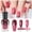 J, variant on Color Changing Nail Polish, 7ml Thermal Nail Lacquer, Fast Drying Chip Resistant Polish, No UV Lamp Required, Oil-Based Long Lasting Wear