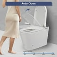 thumbnail image 5 of Tankless Smart Toilet with Bidet Built In, Auto Open & Close, Wider Bidet with Heated Seat, Warm Water and Dry, Foot Sensor, LED Display, Remote Control, White, 5 of 12
