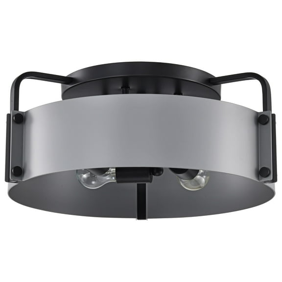 60/7851-Nuvo Lighting-Altos - 4 Light Semi-Flush Mount-7 Inches Tall and 18 Inches Wide-Matte Gray Finish