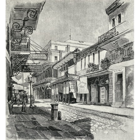 - Old St Louis Hotel Afterward The State House New Orleans Louisiana America From The Book The Century Illustrated Monthly Magazine May To October 1883 Stretched Canvas - Ken Welsh Design Pics (14 x 1