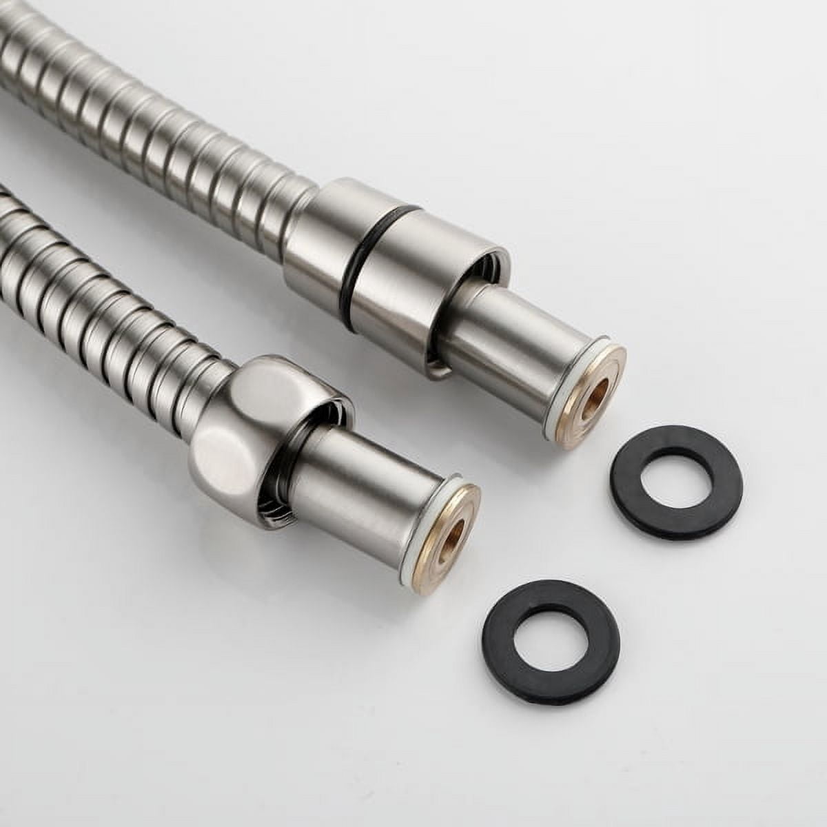 26" Matte Black Handheld Shower Kit - Adjustable Slide Bar with 60" Hose, Solid Brass Construction for Bathroom Upgrades