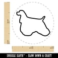 thumbnail image 2 of American Cocker Spaniel Dog Outline Self-Inking Rubber Stamp Ink Stamper - UV Ink - Mini 1/2 Inch, 2 of 7