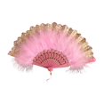 thumbnail image 1 of Ventilador plegable de mano Yuyangstore de plumas elegante y creativo 40 x 23 cm, 1 of 7