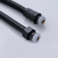 thumbnail image 2 of Black Stainless Steel Shower Hose Handheld Shower Head Fittings Hoses Bathroom Accessories Rubber Hose Flexible Plumbing Hose -2M, 2 of 4