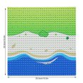 thumbnail image 3 of bedienty Plastic Building Bricks Baseplate Base Plate Board Platform Miniature Replacement Parts Presents Party Favors Accessories Seashore Type 1 1Set, 3 of 6