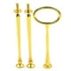 thumbnail image 3 of 2/3 niveles pastel varilla placa soporte manija montaje hardware boda fiesta suministros 2 niveles dorado, 3 of 5