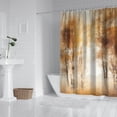 thumbnail image 2 of Fall Forest Shower Curtains for Bathroom All Seasons Country Bathroom Shower Curtain Sets Waterproof Fabric Decor 72×72in with 12 Hooks, 2 of 4