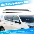 thumbnail image 3 of 1 Set Window Weatherstrip Trim Seal Belt Fit for Toyota Rav4 2013-2018 75710-0R040 Silver Tone, 3 of 6