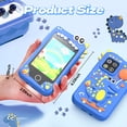 thumbnail image 5 of JoyStone Kids Smart Phone, 2.8" Touchscreen Toddler Learning Play Toy Phone with Dual Camera, Game, Music Player, Learning Toy Christmas Birthday Gifts for 3-9 Year Old Girls, Blue, 5 of 12