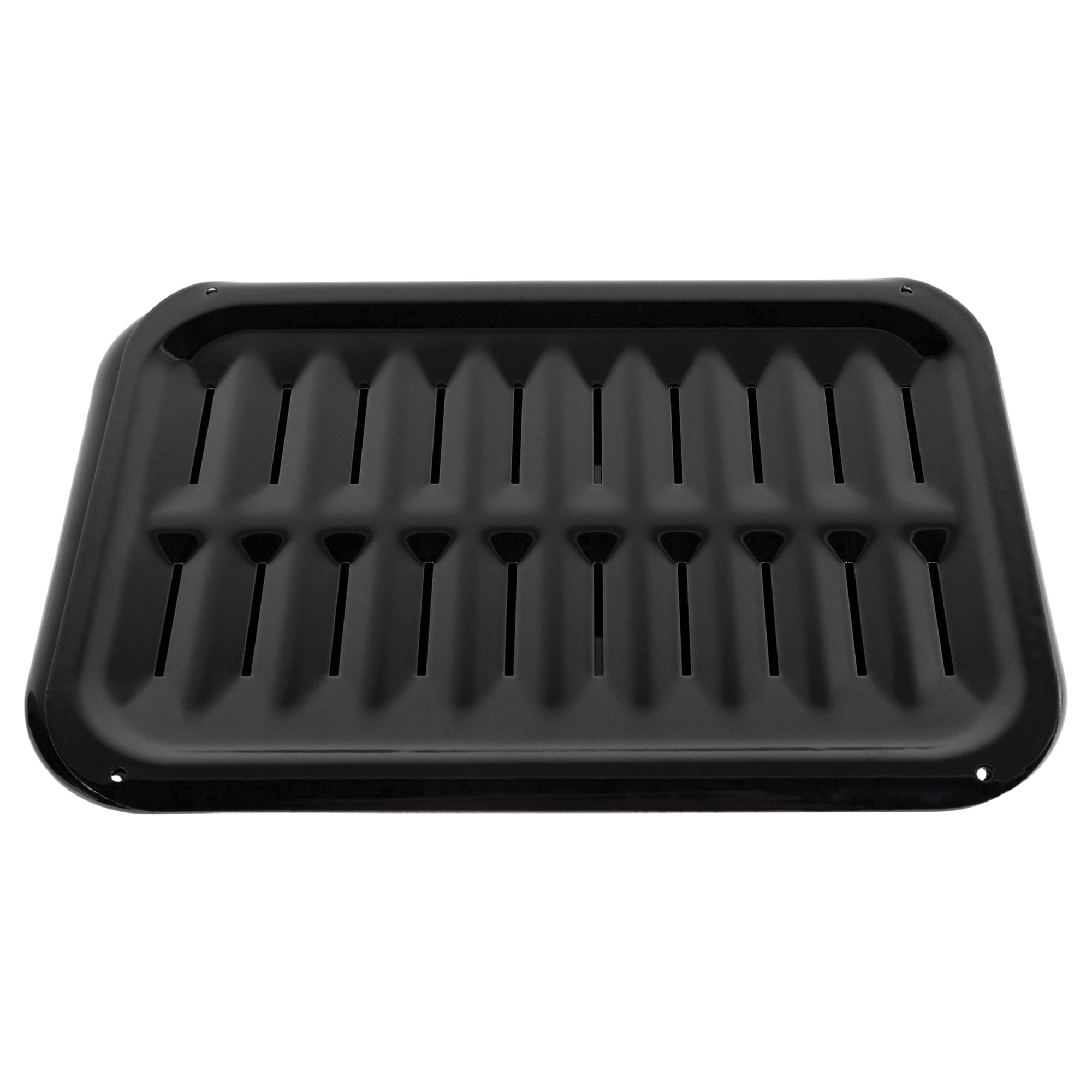 Certified Appliance Accessories Porcelain Coated Broiler Pan Grill Set 13 x 8.75 In. Walmart