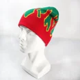 thumbnail image 4 of Gorro turbante con llamas, gorro tejido, gorro de invierno, gorro Trilby de lana con forro polar, gorro de punto para mantener el calor, gorro de media, Skullies, 4 of 5