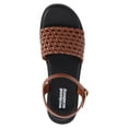 thumbnail image 4 of Weekend Academy Girls Faux Leather Woven Sandals, 4 of 6