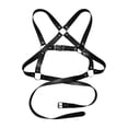 thumbnail image 1 of RXMEKW Adjustable Suspenders for Men with Clip-On Straps, 3.5-Inch Wide Polyester Strap, Black, 1 of 9
