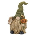 thumbnail image 3 of Melrose Set of 2 Gnome with Sunflower Fall Harvest Tabletop Figurines 7.75", 3 of 3