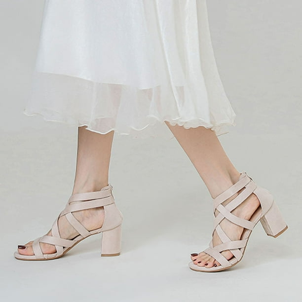 Women s Sandals Female Sandal Adult Womens Shoes Women s Dress Sandals No Heel Women s Fashion Summer Leopard Print Wedge Leather Open Slingback