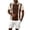 D257/BG2, variant on Afdoent Polo Shirts For Men Color Block Zip Short Sleeve Polo Shirt Casual Knit Breathable Activewear Tennis Sportswear Loose Fit