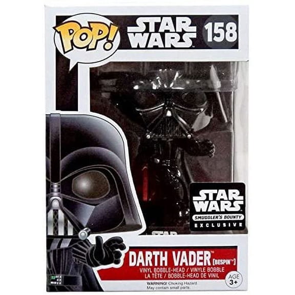 Funko Pop! Star Wars Smuggler's Bounty Exclusive Bespin Darth Vader #158 Vinyl Figure (Bundled with Pop BOX PROTECTOR CASE)